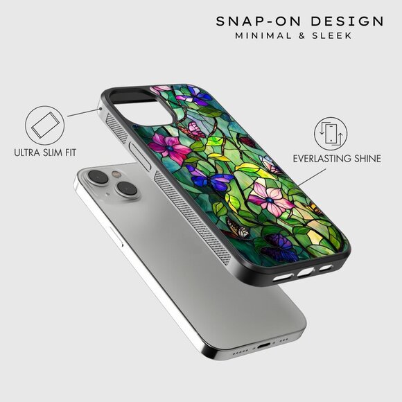 Floral Phone Cover – iPhone 16, 15 Pro, 14, Galaxy S25, S24, S24 Ultra, Pixel 9 - Picture 5 of 9